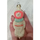 Ёлочные игрушки, стекло. Космонавт