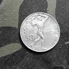 50 крон (1948г.) Чехословакия.Серебро.Расспродажа!