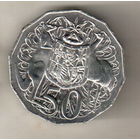 Австралия 50 цент 2025