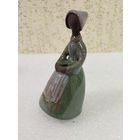 Статуэтка керамическая (подсвечник) Девушка в кокошнике. Швеция