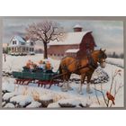 Подарки на Рождество! Рут Сандерсон. Авторская открытка, глянец