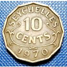 Сейшелы 10 центов 1970 г.