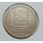 Алжир 50 франков 1949 год колония Франции холдер состояние