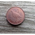 Werty71 Гибралтар 1 пенни 2010 птица куропатка