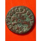 Солид (боратинка) 1666 г.(2) литовский герб. Монограмма HKPL, отметка МД-GFH. Ян II Казимир, без мц.