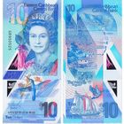 Восточные Карибы 10 долларов 2021 год UNС (полимер)