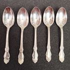 Ложки кофейные Серебряная Роза, мельхиор. Кольчугино, СССР