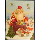 Дед Мороз. Худ.Н.Баландина. Белорусь. 2014 г.