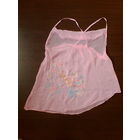 Розовая туника ,46-48 р,шифон.