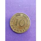Германия ФРГ 10 пфеннигов 1969 J