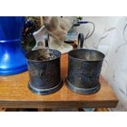 Подстаканник мельхиор тройка одним лотом