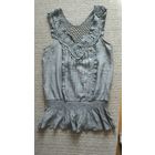 Майка с ажурной вставкой