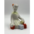 Девочка с кубиками. Городница СССР. С рубля!