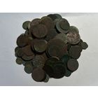 100 старых медных монет
