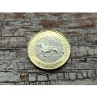 Казахстан. 100 тенге 2020. Сокровища степи - жети казына (быстроногий скакун). Торг.