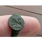 Кольцо перстенёк ,зооморфное. СредневековьеСостояние.