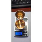 2 рюмки Кубачи 1КХК. Серебро 875 звезда, чернь, позолота. Вес 78,6 грамма. Высота 8 см. 24