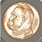 10 злотых 1935, Пилсудский, яркий штемпельный UNC, год пореже! Смотрите также другие мои лоты!