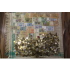 Супер заначка монет и банкнот СССР,ГКЧП-РОССИЯ,УКРАИНЫ немного жетонов+БОНУС