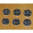 Молдова 2018 компл. 3 мон. 5,10,25 бани ходячка UNC