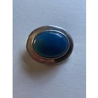 Брошь Серебро Бирюза имитация Германия винтаж