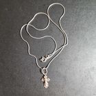 Цепочка с крестиком серебро 925, лот#26, С РУБЛЯ! МНОГО ЛОТОВ С РУБЛЯ БЕЗ МЦ!