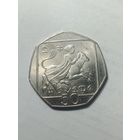 Кипр 50 центов 2002 года .