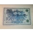 100 марок 1908 года, Германия, зелёная печать.
