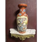 Старинная японская ваза, ручная роспись, клеймо, много лотов с рубля