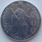Ватикан 50 лир 1980 г.