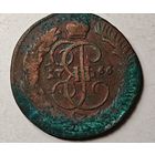 1766 ММ 5 копеек перечекан