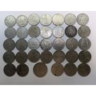 Монеты юбилейные  1 рубль СССР ( 32 шт.), 5 рублей СССР (1 шт.), 50 сентаво Эквадор (1 шт.). Всего 34 шт. Одним лотом. С рубля.