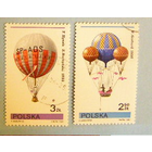 Польша. Воздушные шары. ( 2 марки ) 1981 года\П1 143\2