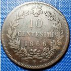 Италия 10 чентезимо 1866 г. Турин.