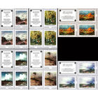 Живопись Ф. Васильев СССР 1975 год (4521-4527) серия из 6 марок в квартблоках