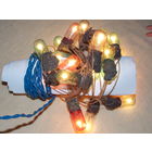 Елочная гирлянда, гирлянда СССР на елку,  старинная (довоенная?)