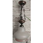 Подвесной светильник ЯСЬ с плафоном эпохи СССР