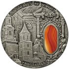 Ниуэ 2 доллара 2013г. Хрустальное искусство: "Тайны Вавеля. Агат". Монета в капсуле; подарочном футляре; сертификат; коробка. СЕРЕБРО 62,27гр.(2 oz).