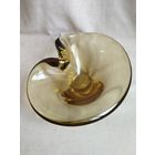 Ваза Осенний лист, гутная техника. СССР