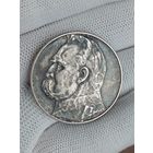 10 злотых Пилсудский 1937г.Состояние!