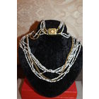 Бывшие четырёхрядные бусы, времён ЧССР, сейчас трёхрядные, длина 67 см.