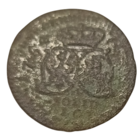 Герцогство Курляндия и Семигалия (Светлейшая Речь Посполитая Обоих Народов). 1 солид 1764 ICS. Герцог Эрнст Иоганн Бирон