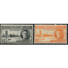 Кайманы 1946 ** Победа, серия 2 марки