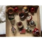 Набор Ёлочных игрушен  1 ГДР(одним лотом с очень интересным колокольчиком)