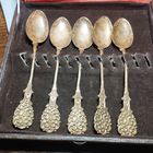 Ложки сувенирные. Латунь, позолота. СССР