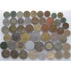 Иностранные монеты, 50 штук.