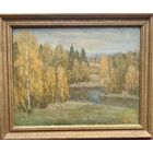 Большая картина Дмухайло.И.С. 1914гр. ( Осень)