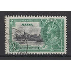1935 Мальта Юбилей коронации Георг V, Замок Виндзор Used