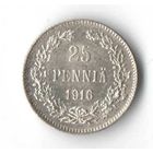 Финляндия, 25 пенни 1916 г.