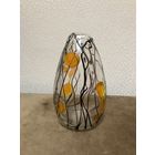 Вазочка. Высота 16 см. Диаметр горловины 2 см. Без дефектов!